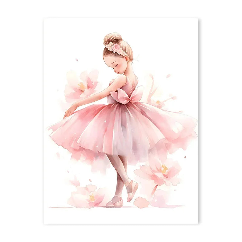Ballerina Girl  Poster- Unframed Art Print