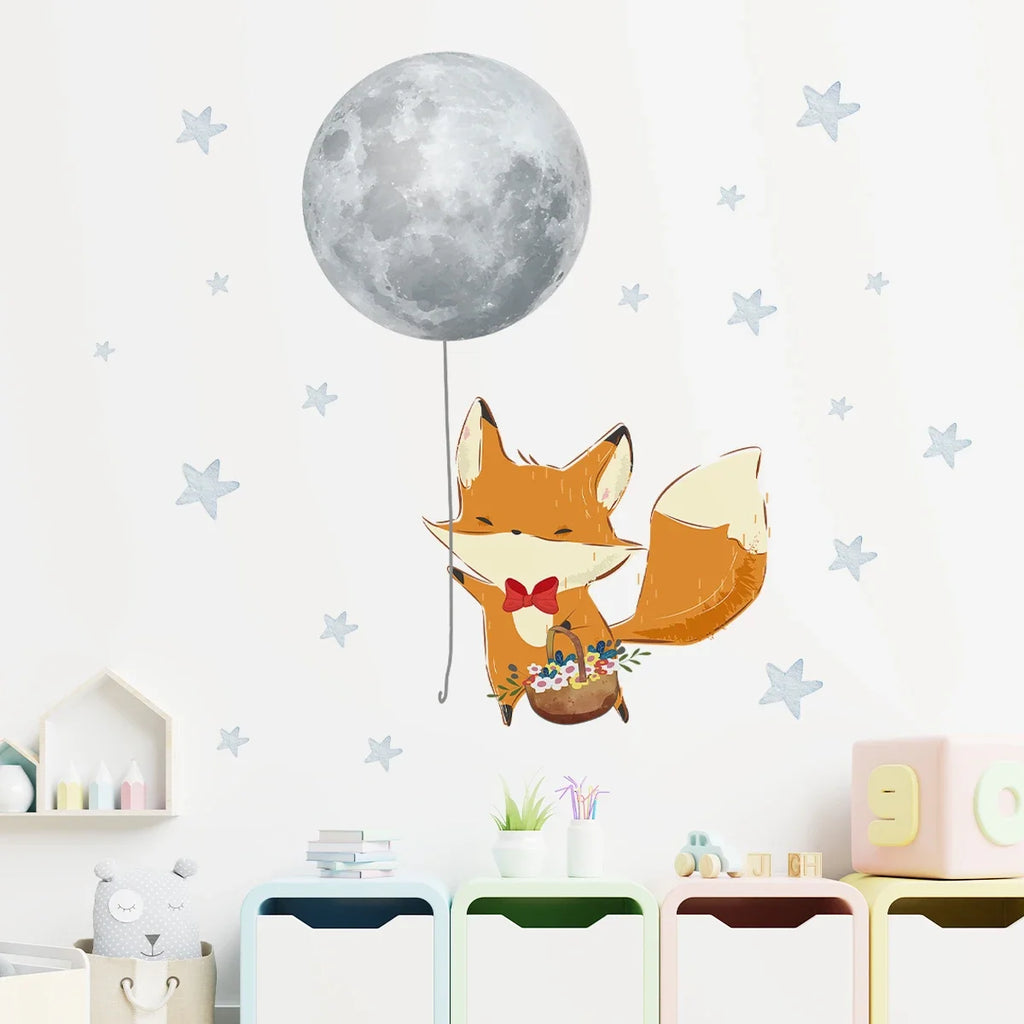 Cute Fox Wall Stickers