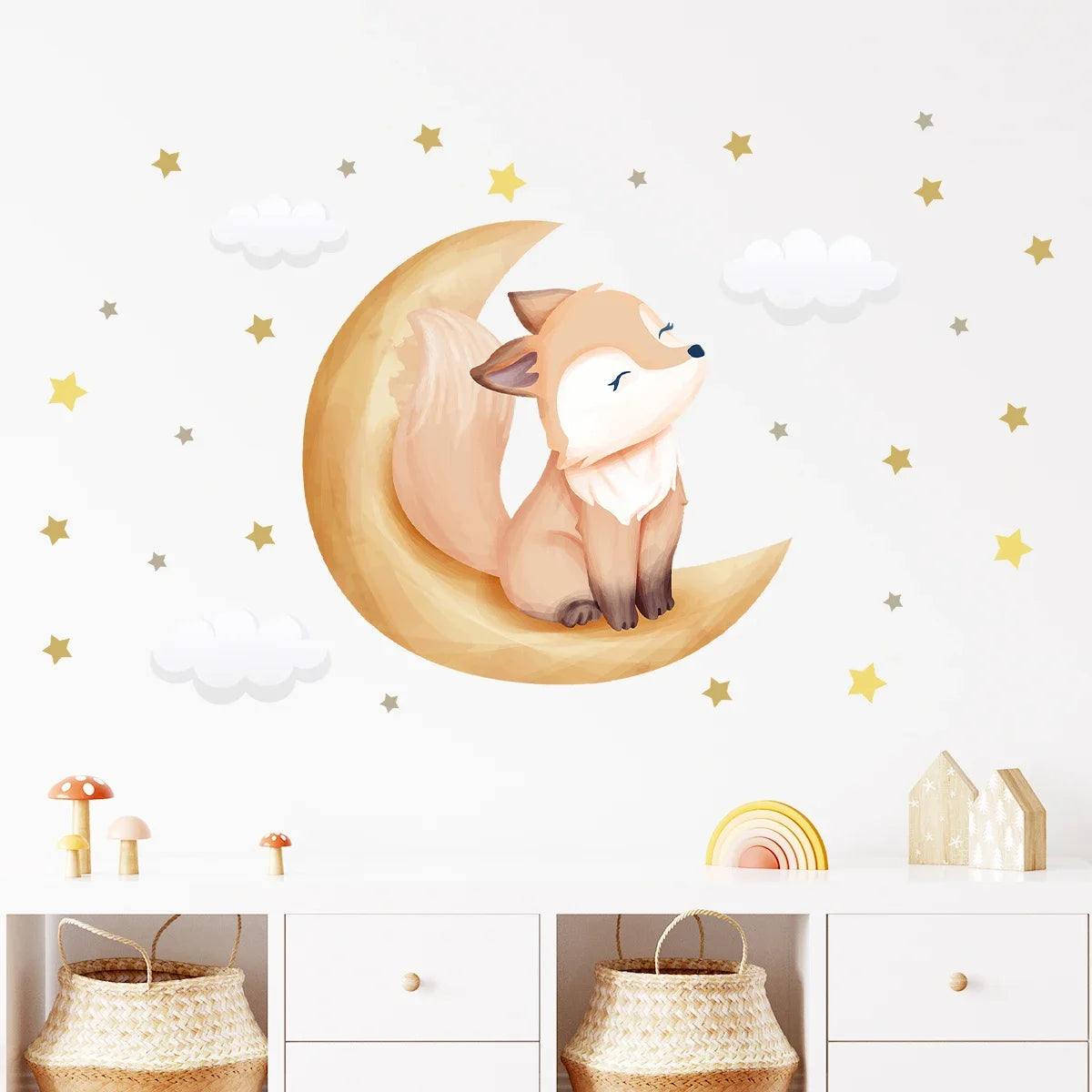 Cute Fox Wall Stickers