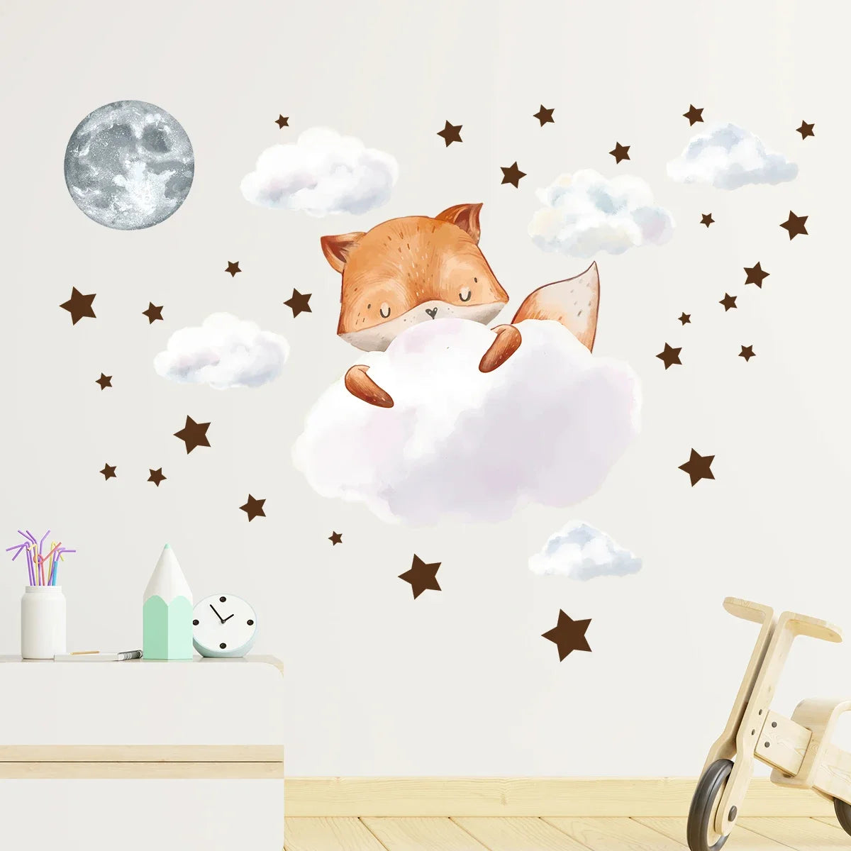Cute Fox Wall Stickers