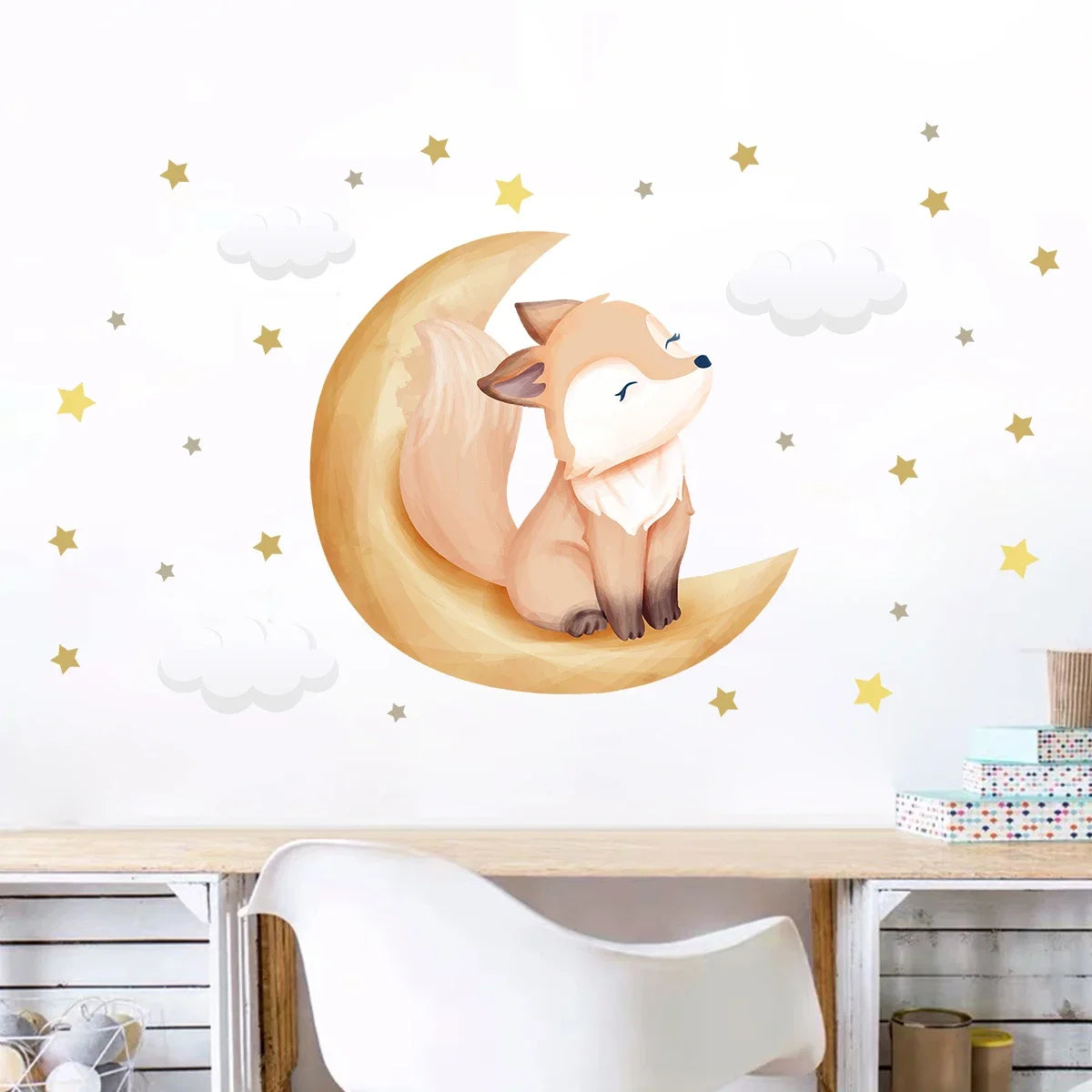 Cute Fox Wall Stickers