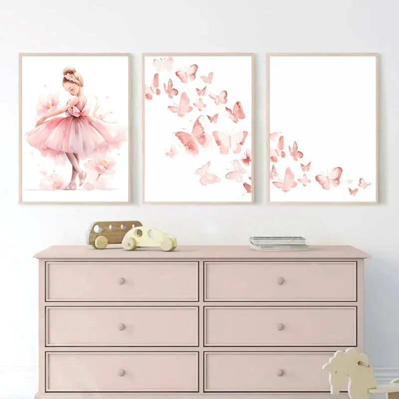 Ballerina Girl  Poster- Unframed Art Print