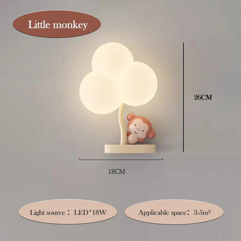 White Bear & Little Monkey LED Light