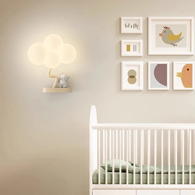 White Bear & Little Monkey LED Light