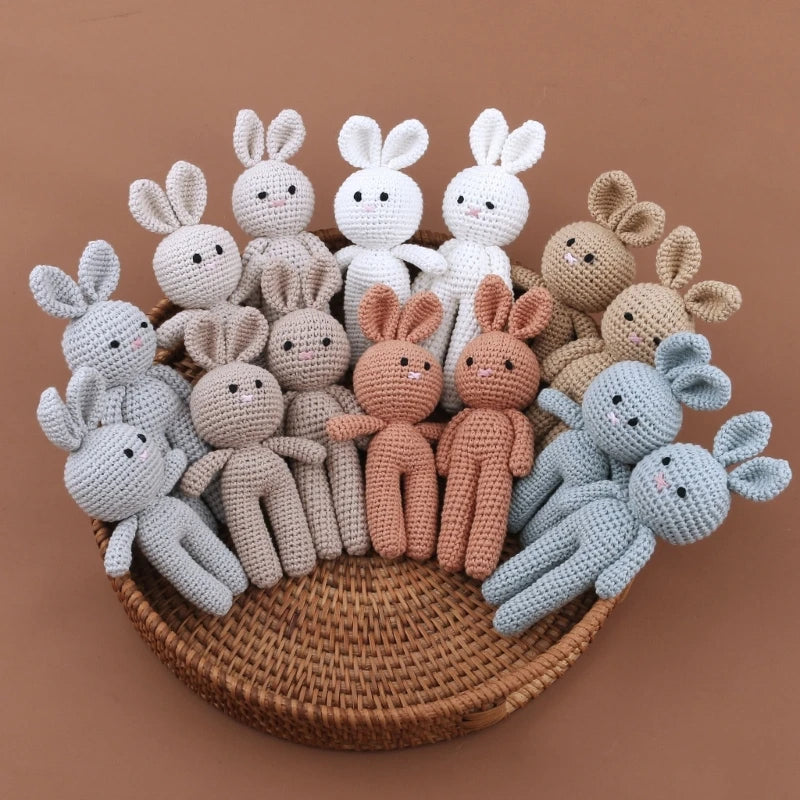 Cotton Crochet Baby Stuffed Rabbit