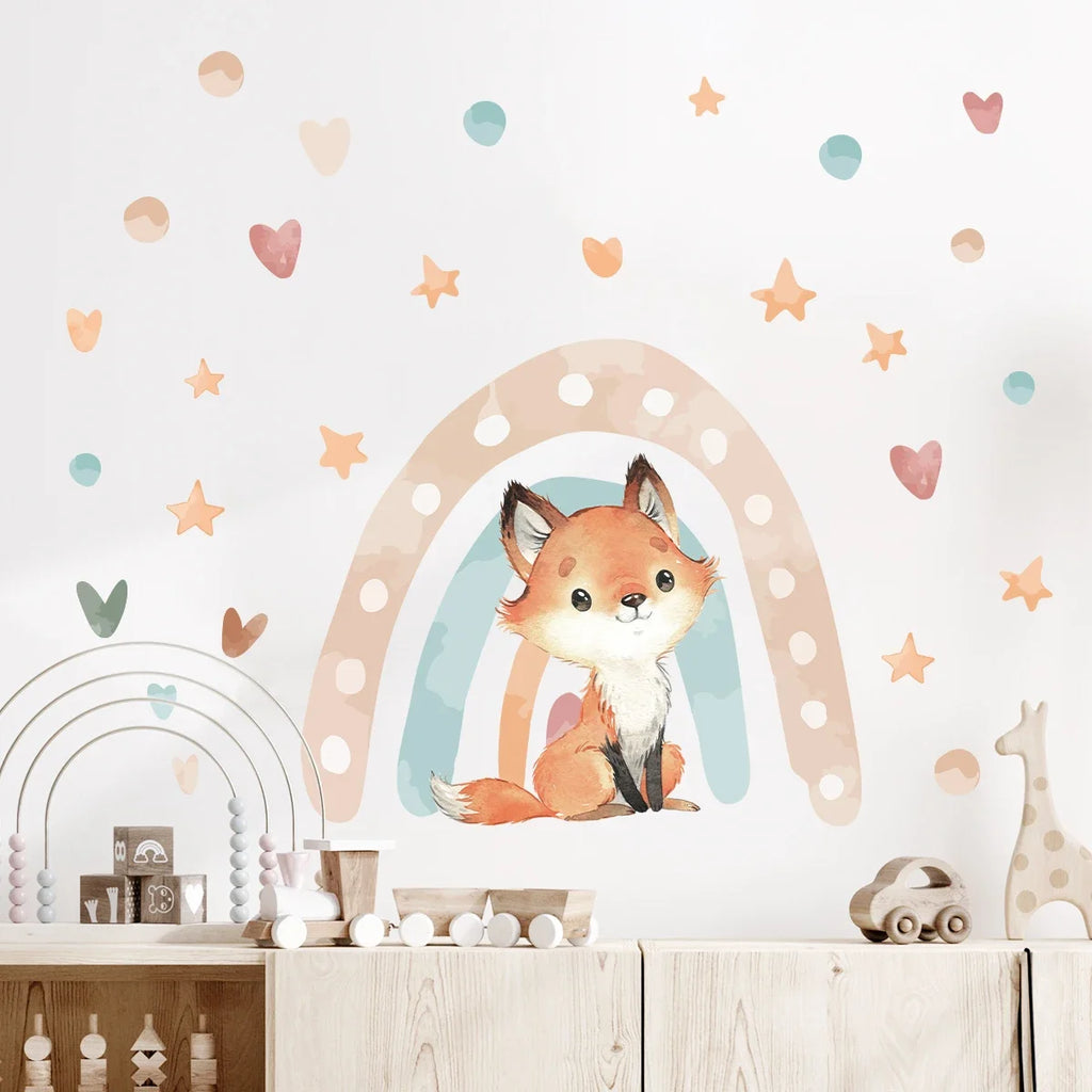 Cute Fox Wall Stickers