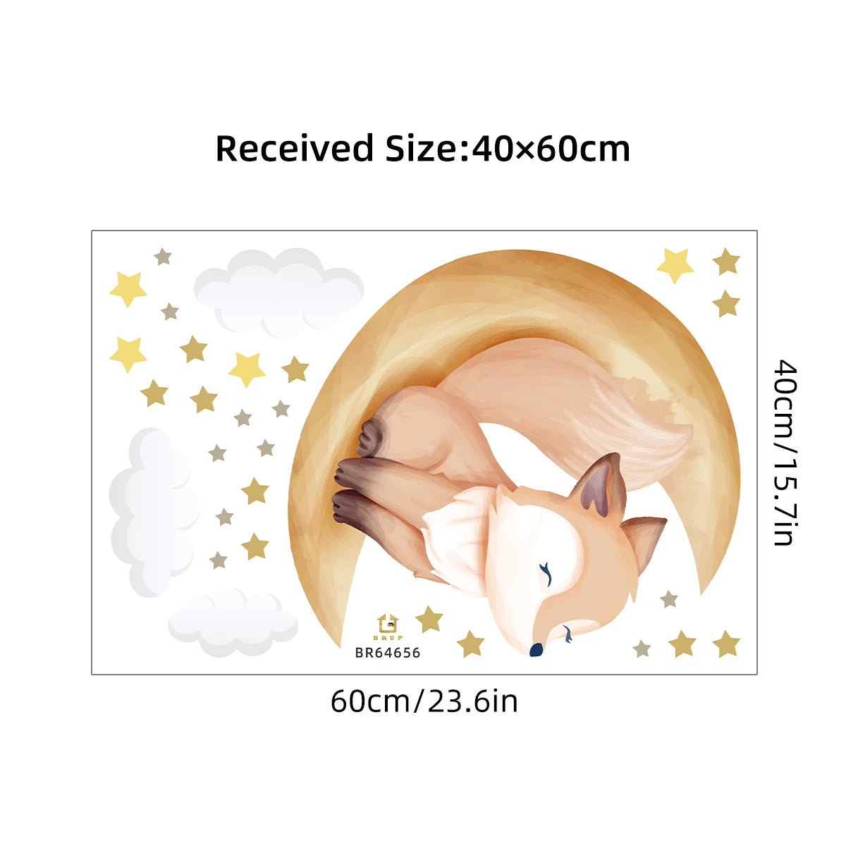 Cute Fox Wall Stickers