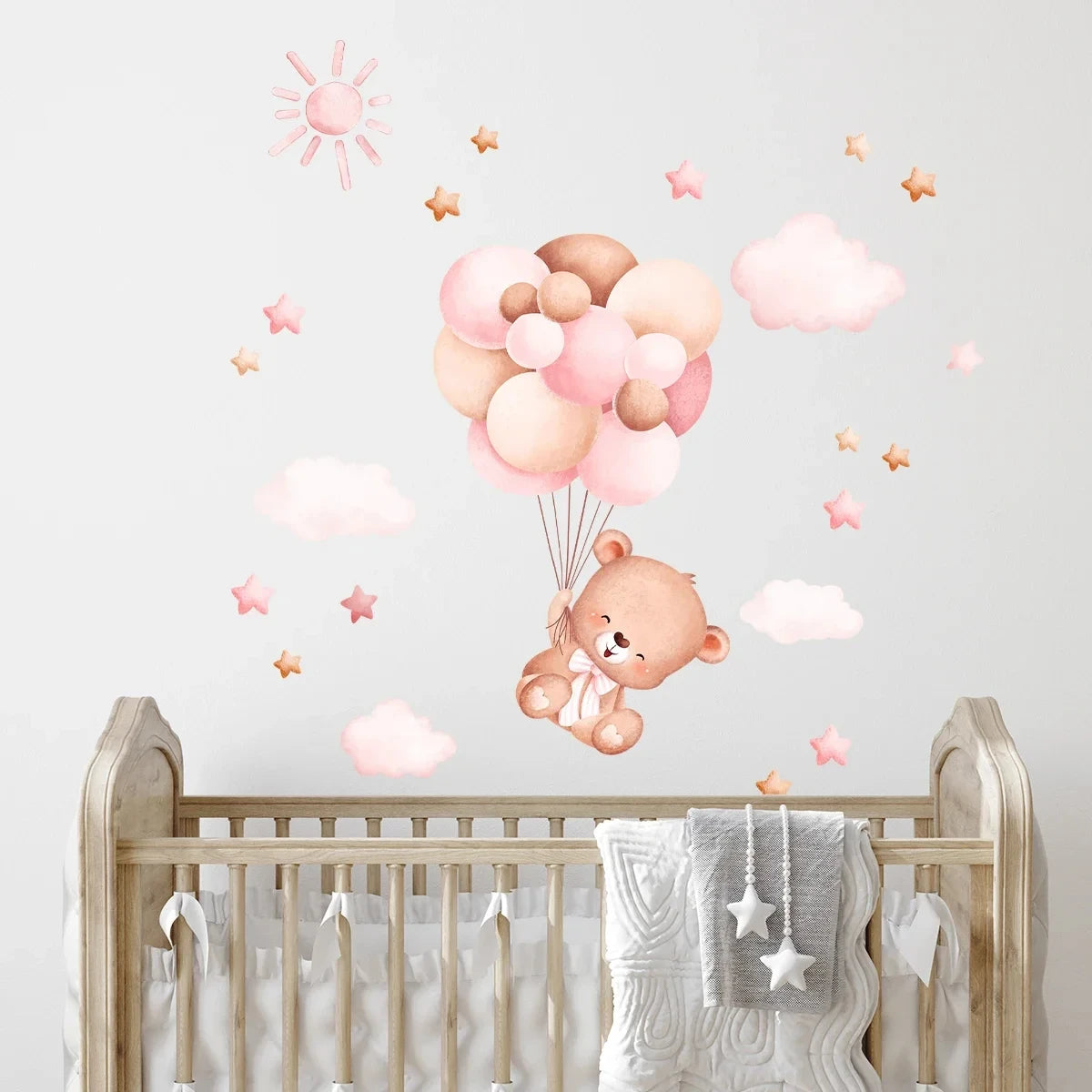 Balloon Bear Wall Sticker