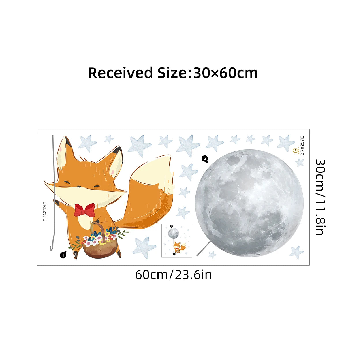 Cute Fox Wall Stickers