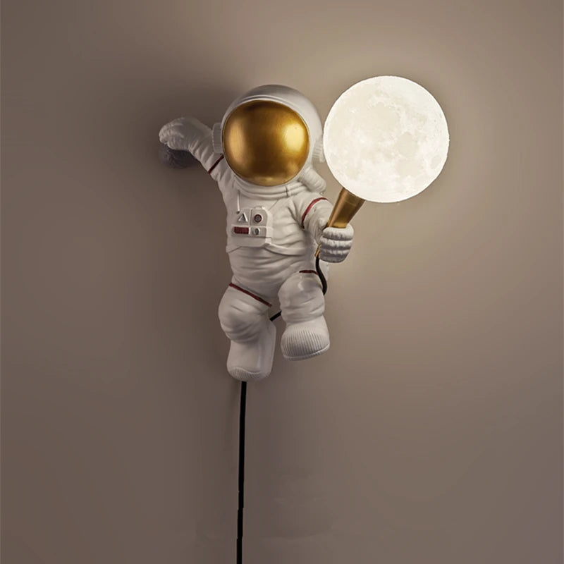 astronaut wall lamp