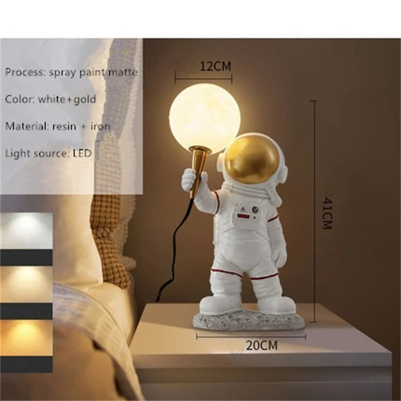 astronaut wall lamp